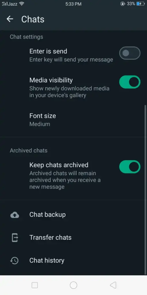 chat backup of gb whatsapp